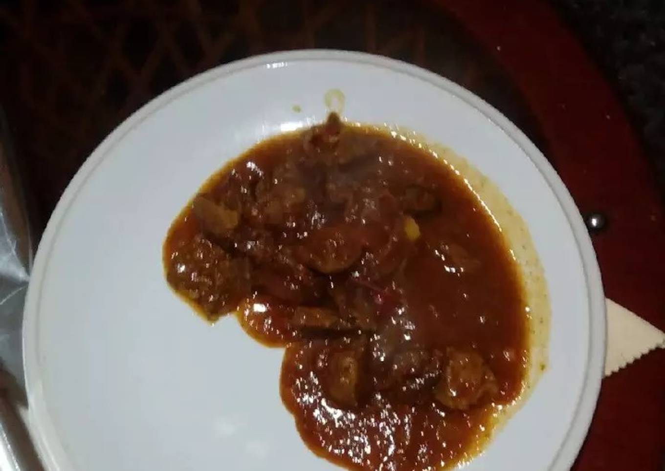 Goat meat stew