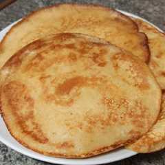 Una foto de Crepes de plátano
