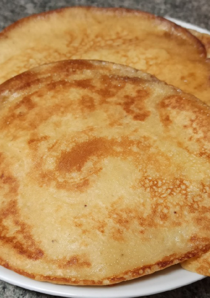 Una foto de Crepes de plátano