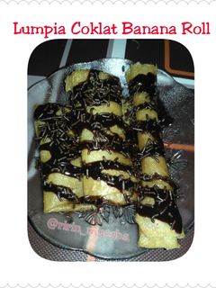 Foto resep Lumpia Coklat Banana Roll