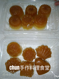 椰糖杏仁奶果凍月餅 的食譜成品照片