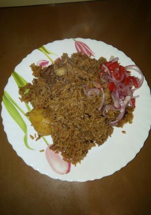 A picture of Beef Pilau.