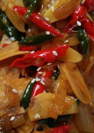 Foto resep Tumis sayap ayam pedas
