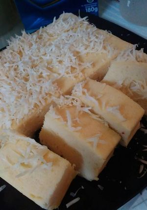 Foto resep Bolu kukus nutrijel mangga keju super lembut😋
