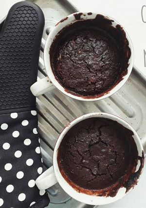 Foto resep Brownies Cangkir Simpel / Cake In Mug