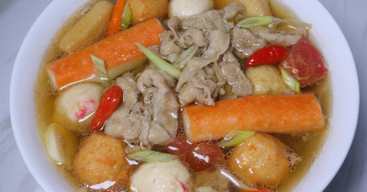 Resep Steamboat Kuah Tom Yum Oleh Isti Wulandari Cookpad