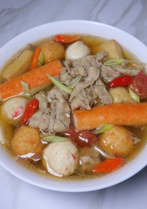 Foto resep Steamboat kuah Tom Yum