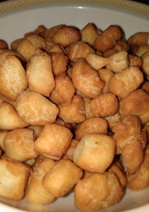 A picture of Coconut chinchin.