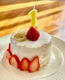 🎂 El primer pastel de cumpleaños para mi bebé: ¡sin azúcar!