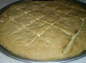Una foto de Torta o tortilla al rescoldo dulce