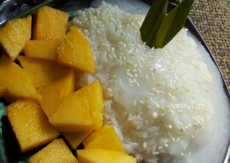 Resep Ketan Mangga/ Mango Sticky Rice/ Khao Niao Mamuang yang Sempurna