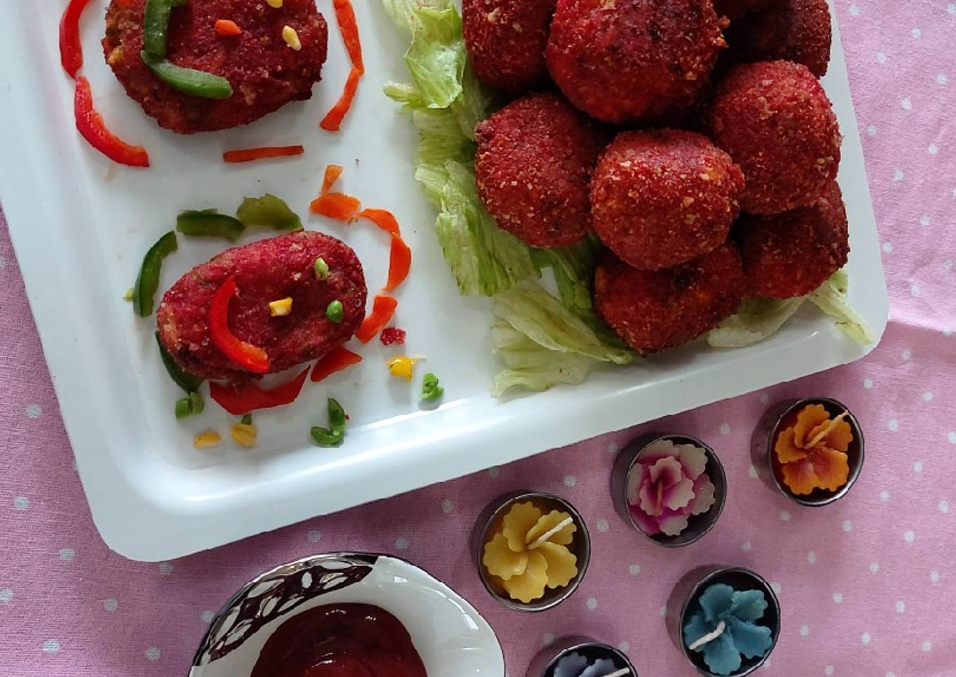 Sweet corn veg chicken cheese bolls/taste full and healthy