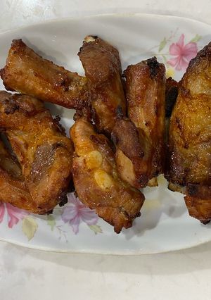 Hình của món Sườn nướng mật ong.