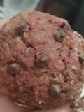 Galletas veganas de remolacha con chispas de chocolate