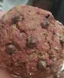 Galletas veganas de remolacha con chispas de chocolate