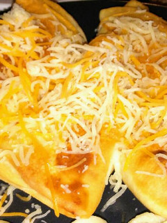 Rantott sajttal toltott tortilla recept fotója