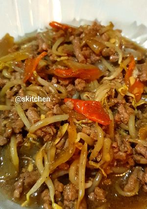 Foto resep Cah Sapi Tauge Lada Hitam