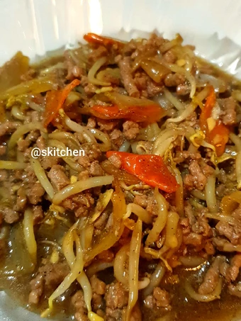 Cara Mudah Membuat Resep Cah Sapi Tauge Lada Hitam Anti Ribet, Mantap
