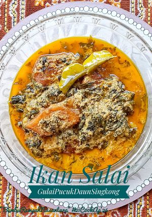 Foto resep Gulai Pucuk Daun Singkong Ikan Salai 🍀🐟