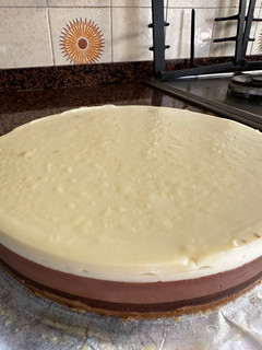 Una foto de Tarta 3 chocolates sin azúcar