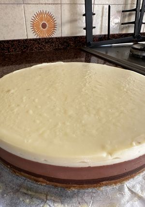 Una foto de Tarta 3 chocolates sin azúcar