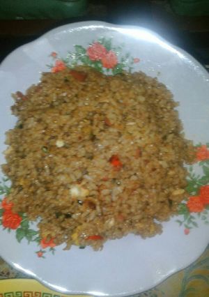Foto resep Nasi goreng sosis sederhana