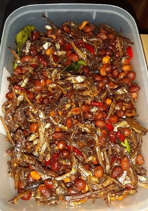 Foto resep Teri kacang pedas manis