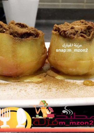 صورة لوصفة تفاح مخبوز بالزنجبيل