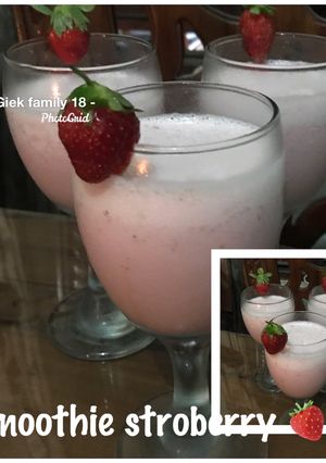 Foto resep Stroberry smoothie