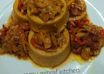 How to Prepare Appetizing Moi moi wt cabbage sauce