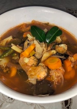 Foto resep Tom Yum Sayur