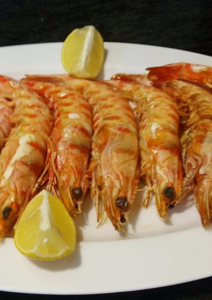 Una foto de Langostinos al horno (videoreceta)