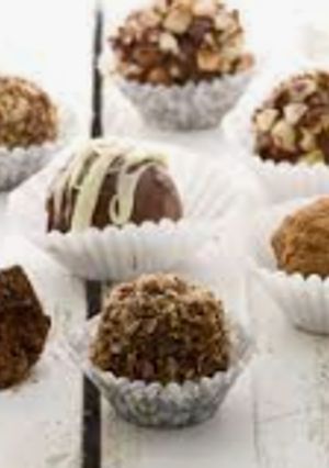 Una foto de Trufas de chocolate
