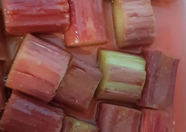 Roasted rubarb