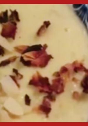 A picture of Payesh / Rice Pudding.