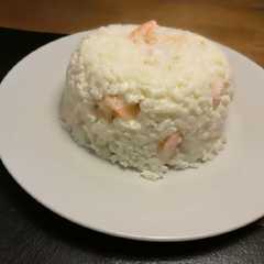 A picture of Risotto de Camarones.
