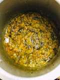 Chana dal & Palak curry