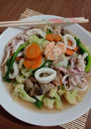 Foto resep Cap cay seafood