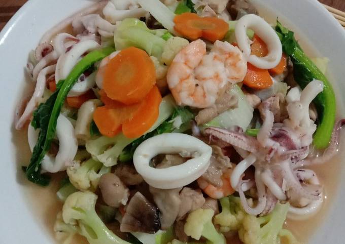 Resep Cap Cay Seafood Oleh Tatik Asriasih Cookpad