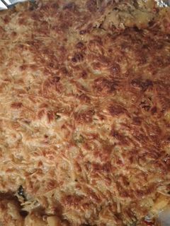 Una foto de Tortilla de patata y verduras al horno