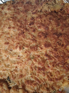 Una foto de Tortilla de patata y verduras al horno
