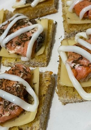 Foto resep Sandwich Salmon