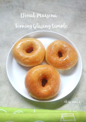 Foto resep Donat Maizena Topping Glazing Simple