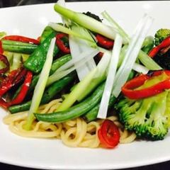 A picture of Summer vegetables.
