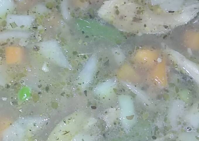 Recipe of Quick Rotisserie chicken soup