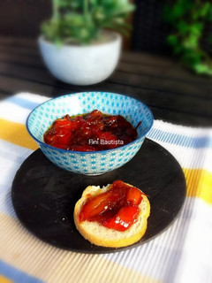 Una foto de Pimientos chutney