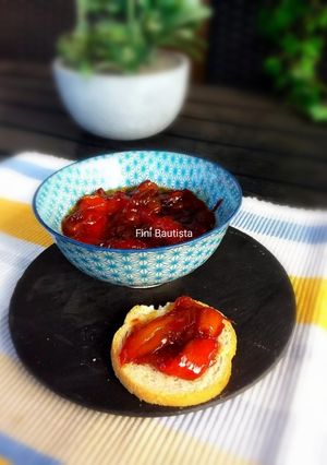 Una foto de Pimientos chutney