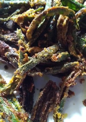 A picture of Crispy lady's fingers.