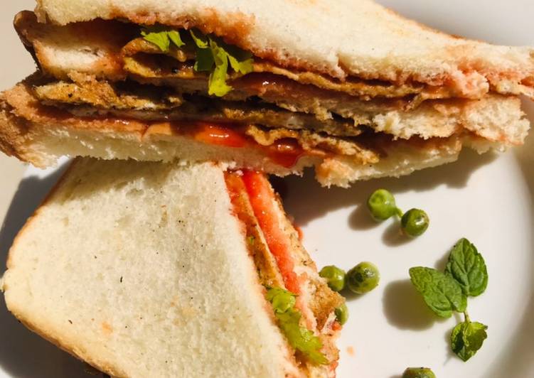 How to Make Homemade Eggs sandwich