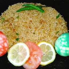 Tawa Egg Pulao A picture of Tawa Egg Pulao.